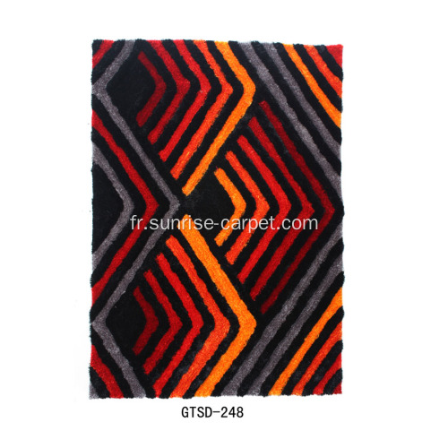 100 % polyester élastique & soie 3D tapis / Rug